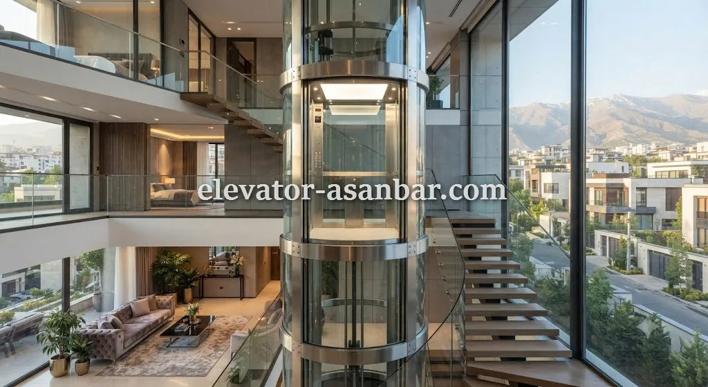 هزینه نصب و تعمیر آسانسور شیشه ای در کرج